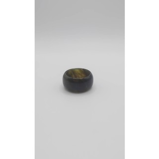Nhẫn đá serpentine bản cao