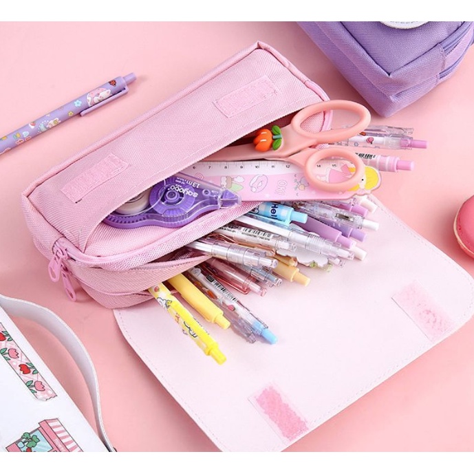 ✨Túi Đựng Bút Bằng Vải Canvas Cỡ Lớn Hình Conan Merchandise kidd Haiyuan Ai anime cry of school junior BDY924