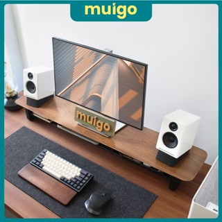 Kệ màn hình máy tính gỗ thịt Muigo Desk Shelf