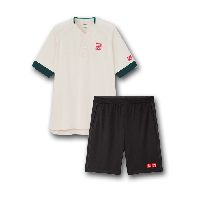 Bộ thể thao tennis Uniqlo Federer Doha 2021 - 426627