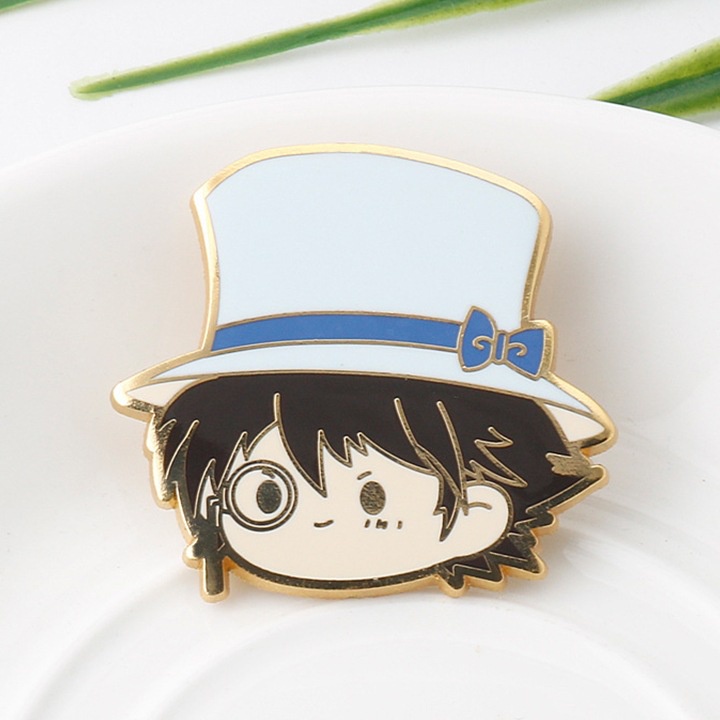 Huy Hiệu Cài Áo Hình Thám Tử Conan Dễ Thương