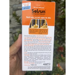 DẦU GỘI CHỐNG GÀU SELSUN 100ml