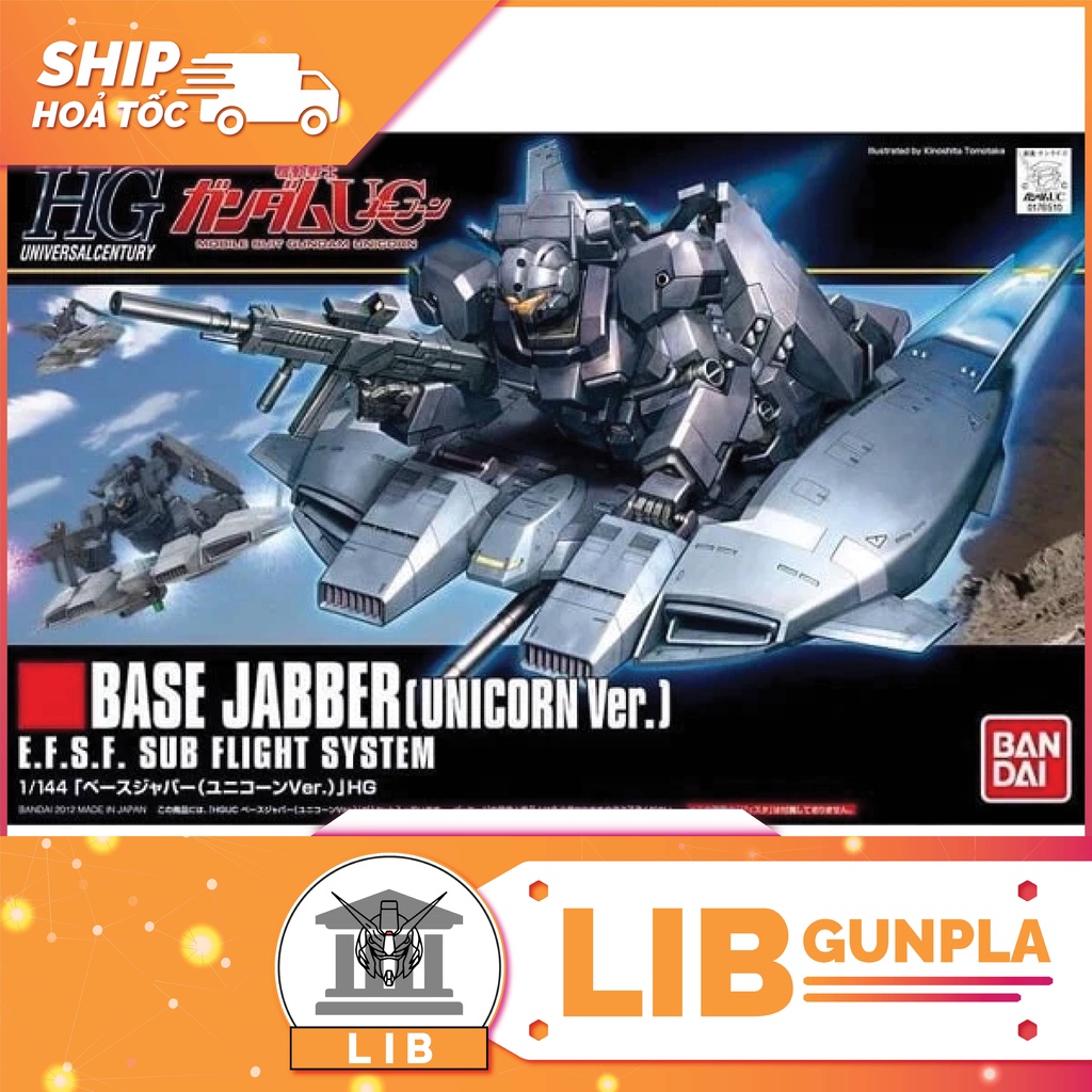 Mô hình lắp ráp Bandai Gundam HG UC 1/144 Base Jabber UNICORN Ver