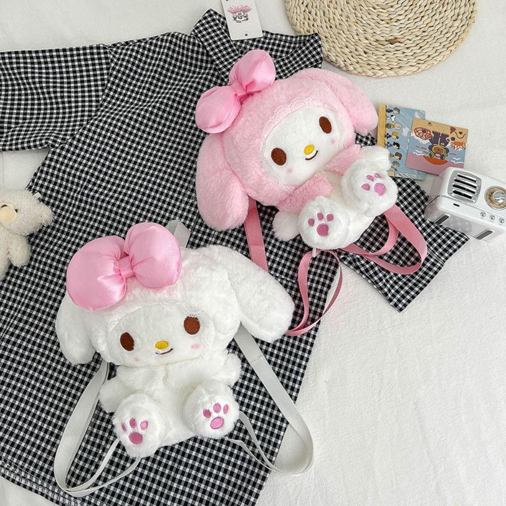 Túi Đeo Chéo Vai Hình Cinnamoroll Nhồi Bông Dễ Thương