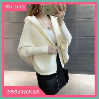 Áo khoác len nữ cánh dơi thời trang thu đông 2022