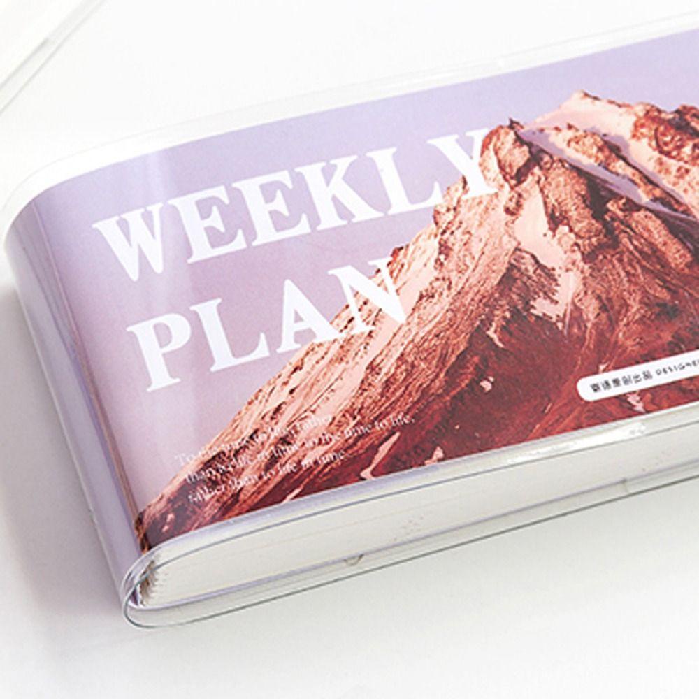 PEWANY Sổ Ghi Chú Vỏ Cứng Họa Tiết Núi Và Sông Sáng Tạo Dùng Trong Văn Phòng