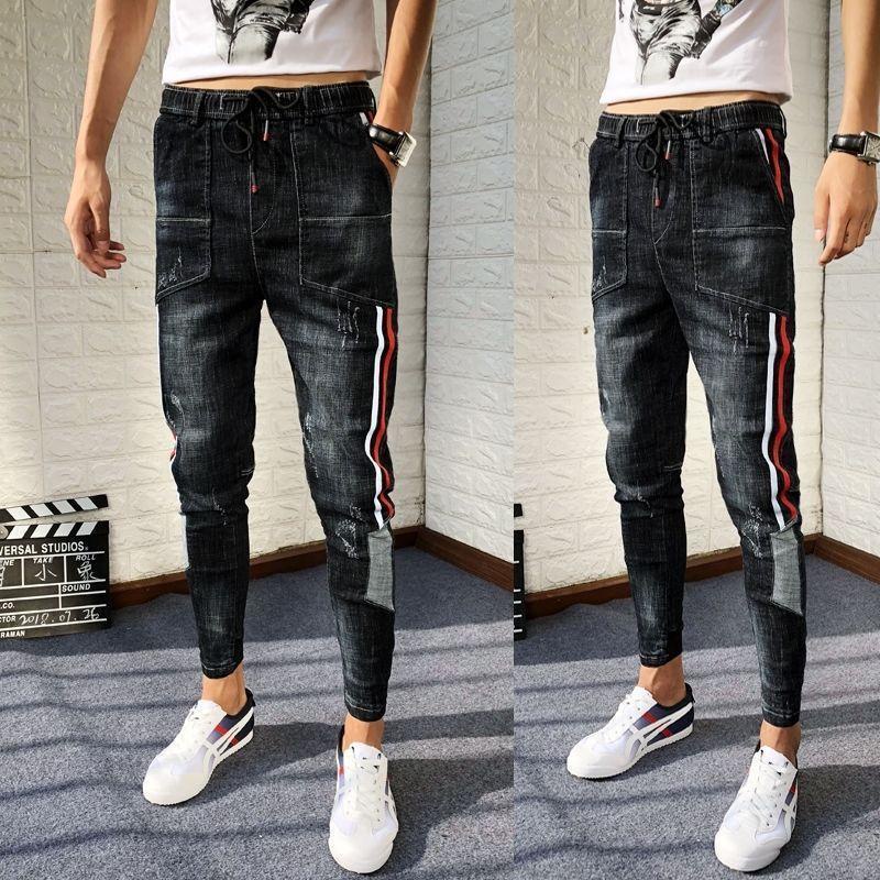 LEVIS Quần Short Jean Rách Ống Suông Thẳng Màu Trắng Co Giãn Thời Trang Nam Tính