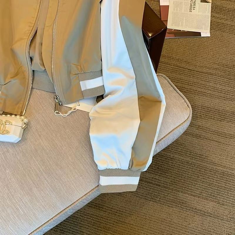 Áo Khoác Bóng Chày Dáng Ngắn Phong Cách Retro Mỹ Thời Trang Mùa Thu 2022 Mới