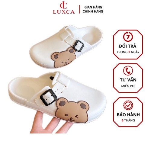 Dép sục crocs nam nữ,dép crocs bánh mì siêu nhẹ chống trượt,đi mưa,chống trơn trượt-Giày sục y tá hình gấu siêu mềm