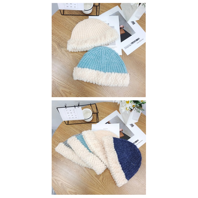 Mũ Dệt Kim Trùm Tai Bằng Vải Lông Dày Dặn Ấm Áp Dễ Phối Đồ Phong Cách