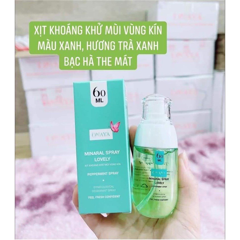 Xịt Thơm Vùng Kín ONAYA chính hãng- Xịt khoáng vùng kín Onaya 60ml