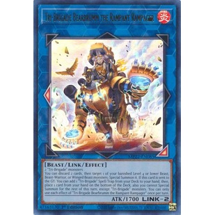 Thẻ bài Yugioh - TCG (UK) - Tri-Brigade Bearbrumm the Rampant Rampager / MP22-EN085'