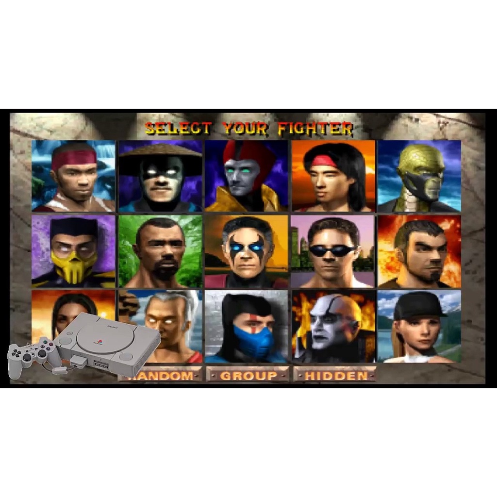 Game ps1 Mortal kombat 4 no brand