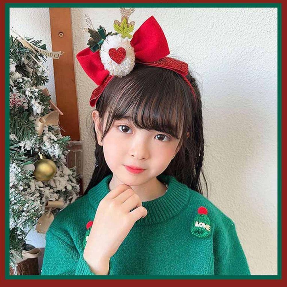 ANEMONE Băng Đô Cài Tóc Hình Chuột Mickey Phong Cách Giáng Sinh Độc Đáo