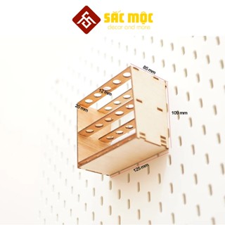 Phụ Kiện Bảng Pegboard Style IKEA #21 - Kệ Treo Nhiều Lỗ Cho Bảng Lỗ Pegboard