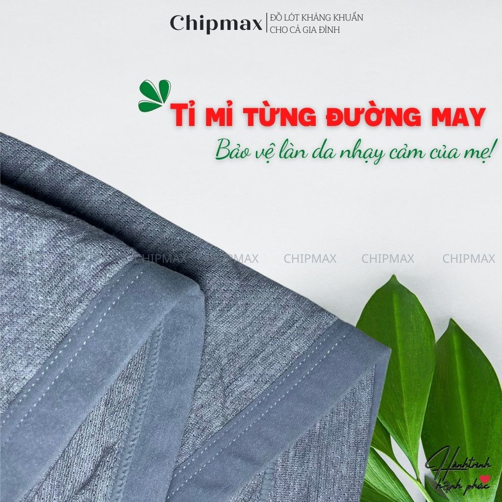 Quần lót bầu kháng khuẩn tự nhiên, quần chip bà bầu sợi tre chipmax - ảnh sản phẩm 4