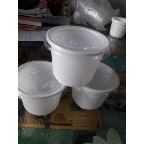 Ly nhựa trắng sữa 100ml