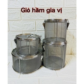 Giỏ hầm gia vị, hầm xương inox 304
