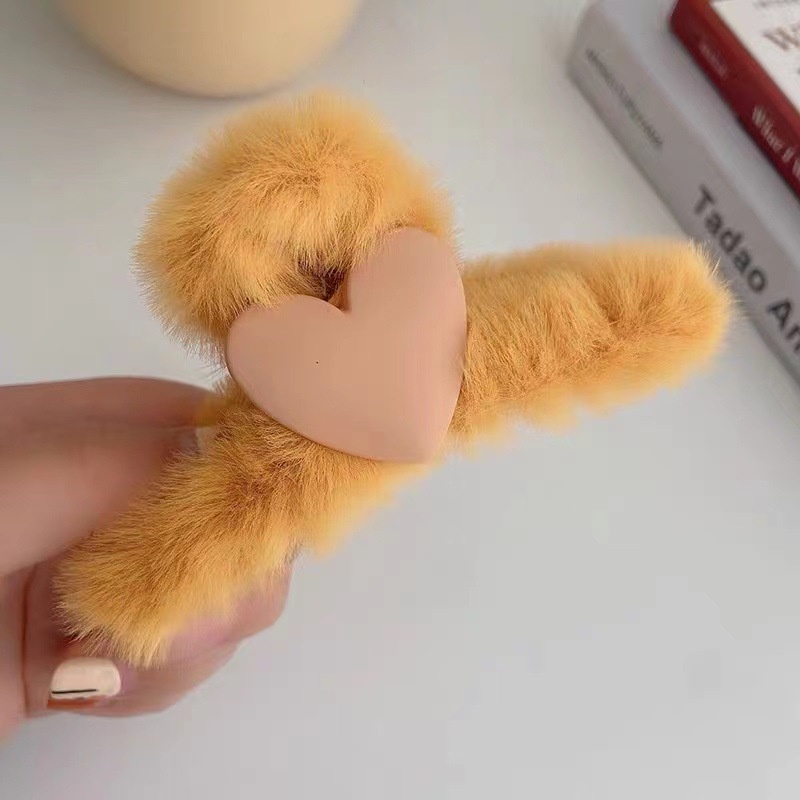 Kẹp Tóc Hình Trái Tim Thời Trang Thu Đông Hàn Quốc Dành Cho Nữ