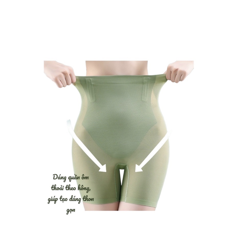 Quần định hình điêu khắc body gen mỡ bụng làm eo thon quần nâng mông, gọn đùi chống cuộn thoáng khí không đường viền