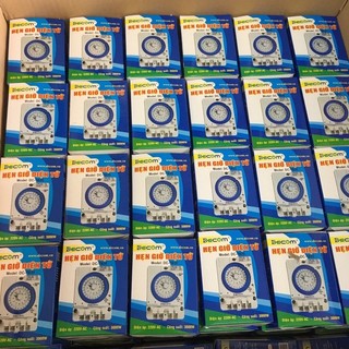 CÔNG TẮC HẸN GIỜ CÓ PIN DỰ PHÒNG DECOM