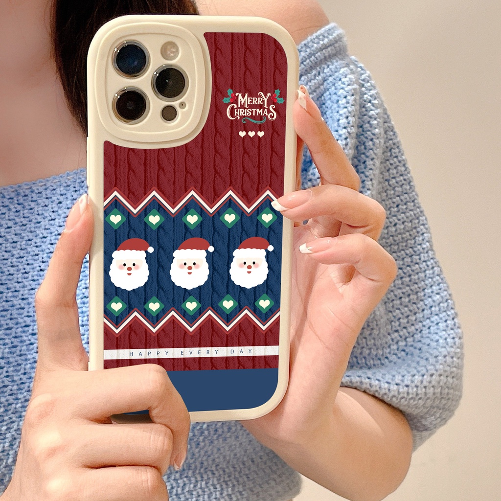 Ốp Điện Thoại tpu Họa Tiết Giáng Sinh Cho iPhone 7 8 Plus 11 13 12 Pro MAX 6 6s Plus 14 XR X XS MAX SE 2020 11Promax 14Pro