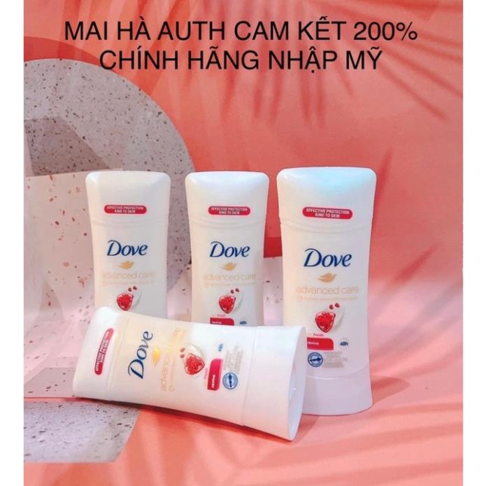 Lăn khử mùi Dove mùi lựu 74g - Nhập USA