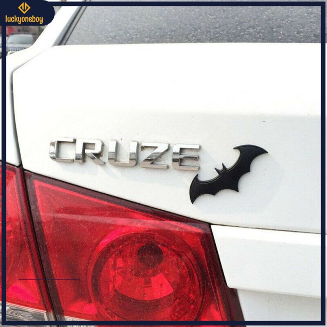 Logo Batman 3d Bằng Kim Loại Trang Trí Đuôi Xe Hơi / Xe Máy
