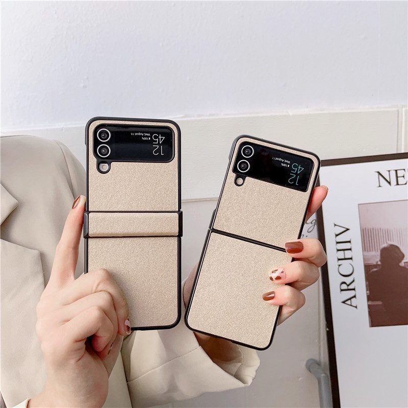 Ốp Điện Thoại Da Chống Sốc Cho Samsung Galaxy Z Flip 3 Samsung Galaxy Z Flip 4