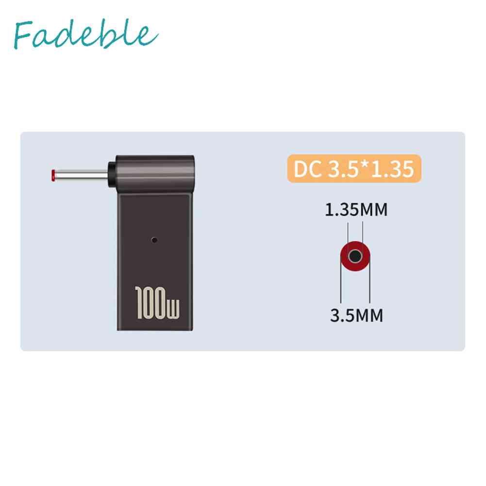 Đầu Nối Nguồn USB Type-C 100W Cho Laptop