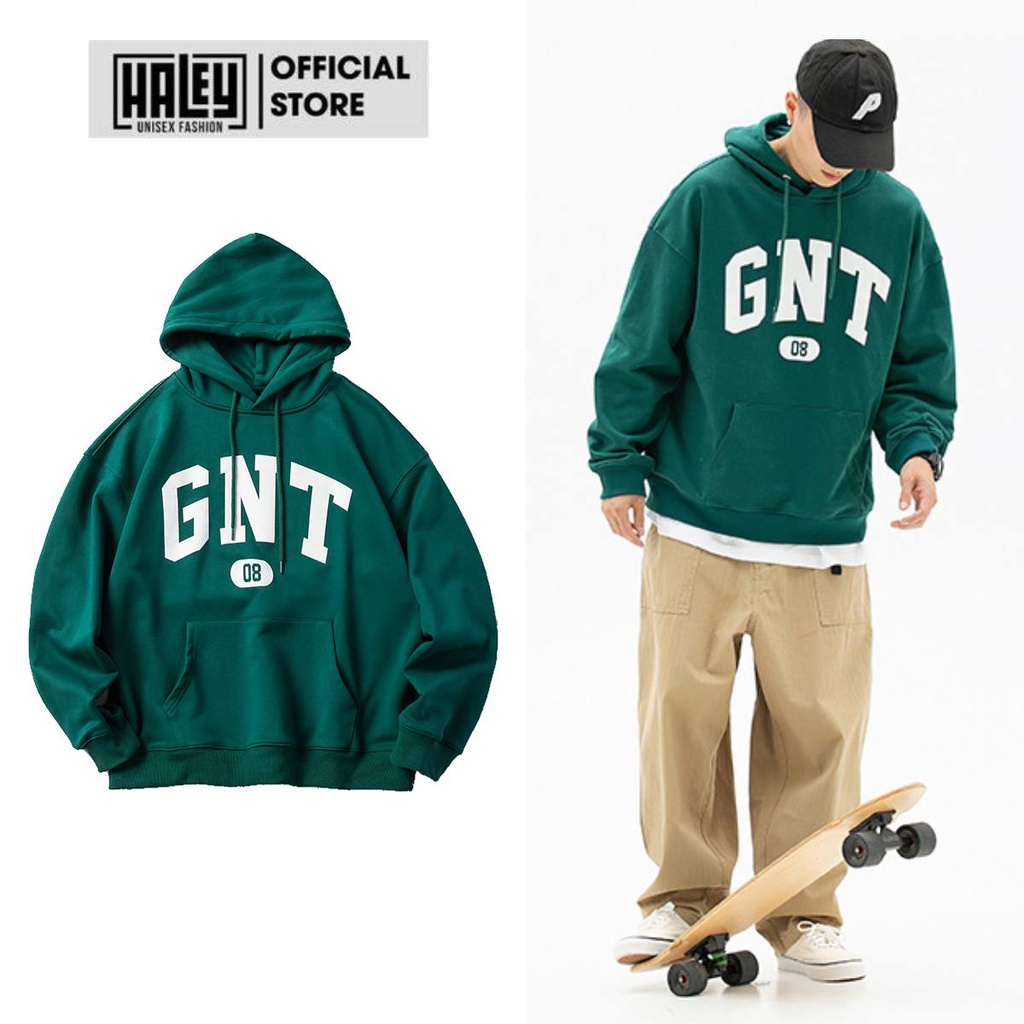 Áo Hoodie HALEY mã HD03 Nam Nữ Unisex GNT Nam Nữ Unisex Dài Tay Street Style