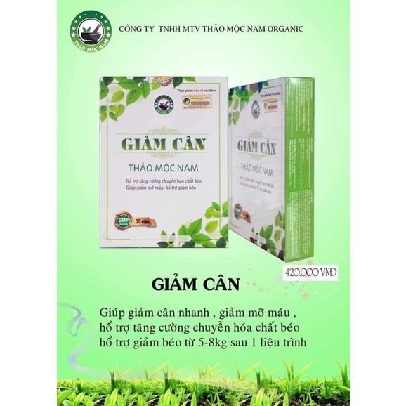 Giảm cân tan mỡ Thảo Mộc Nam không tác dụng phụ -Chính Hãng 100%