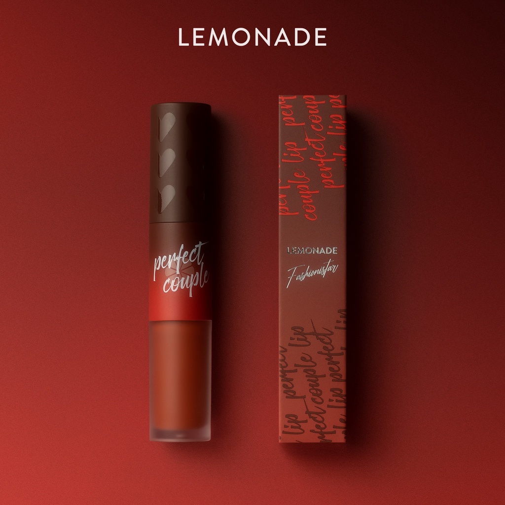 Son kem lì 2 đầu Lemonade Perfect Couple Lip Fashionistar 8g