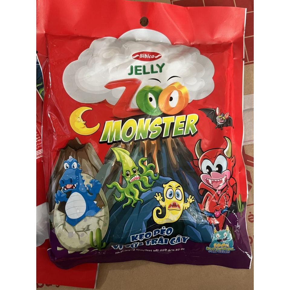 Kẹo dẻo Zoo Monster 250g Bibica