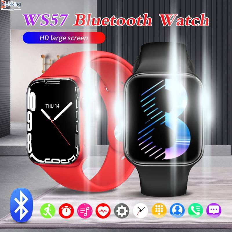 WS57 Đồng Hồ Thông Minh Smartwatch 2.0 Inch Full Màn Hình Bluetooth Gọi Nhịp Tim Theo Dõi Giấc Ngủ Nhiều Thể Thao Mô Hình Từ Tính Sạc Nhanh Thông Minh dành Cho Nam Nữ ^ MK ^