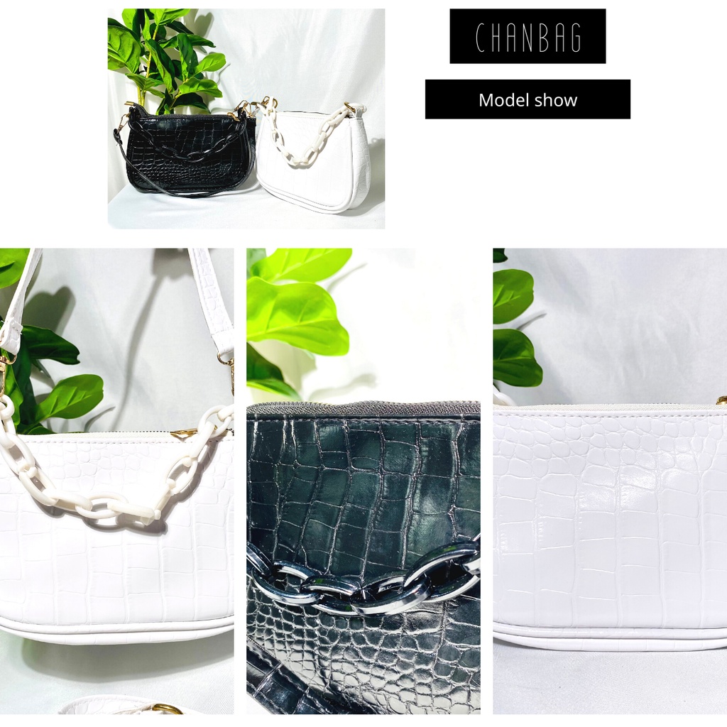 Túi Xách Kẹp Nách Ngọc Trinh Bản Dây Xích Full Màu Siêu Sang Chanbag - CB027