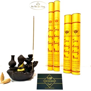 Nhang Trầm Hương Quảng Nam [ Thượng Hạng ] Ống 63 & 83 Nén Thơm Tự Nhiên Không Hóa Chất Thờ Cúng - BẢO TRẦM LINH HƯƠNG