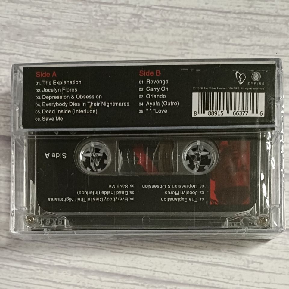 Album Sưu Tầm Các Bản Nhạc xxxtentacion 17 cassette Bằng Tiếng Anh z03 t1101