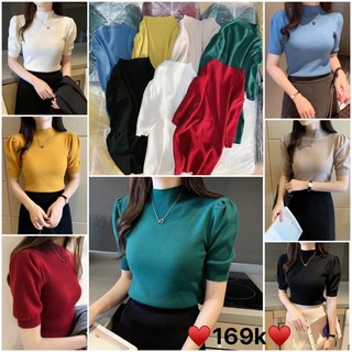 Áo len lỡ tay bồng loại 1❌SIÊU ĐẸP❌ảnh thật