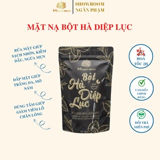 Mặt nạ bột hà diệp lục magic skin ngừa mụn 100% natural