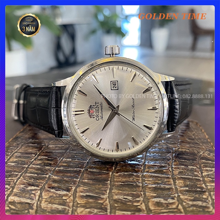 Đồng Hồ Nam Orient, Đồng hồ OR01 Dây da cao cấp, Mặt Sapphire chống xước, chống nước thẻ bảo hành 1 năm