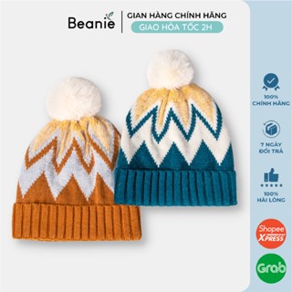 Mũ Len Dài Gắn Chóp 2022 BEANIE Độc Đáo Cao Cấp Thời Trang Hàn Quốc, Nón Len Đẹp Mùa Đông Unisex Nam Nữ Nhiều Màu B042