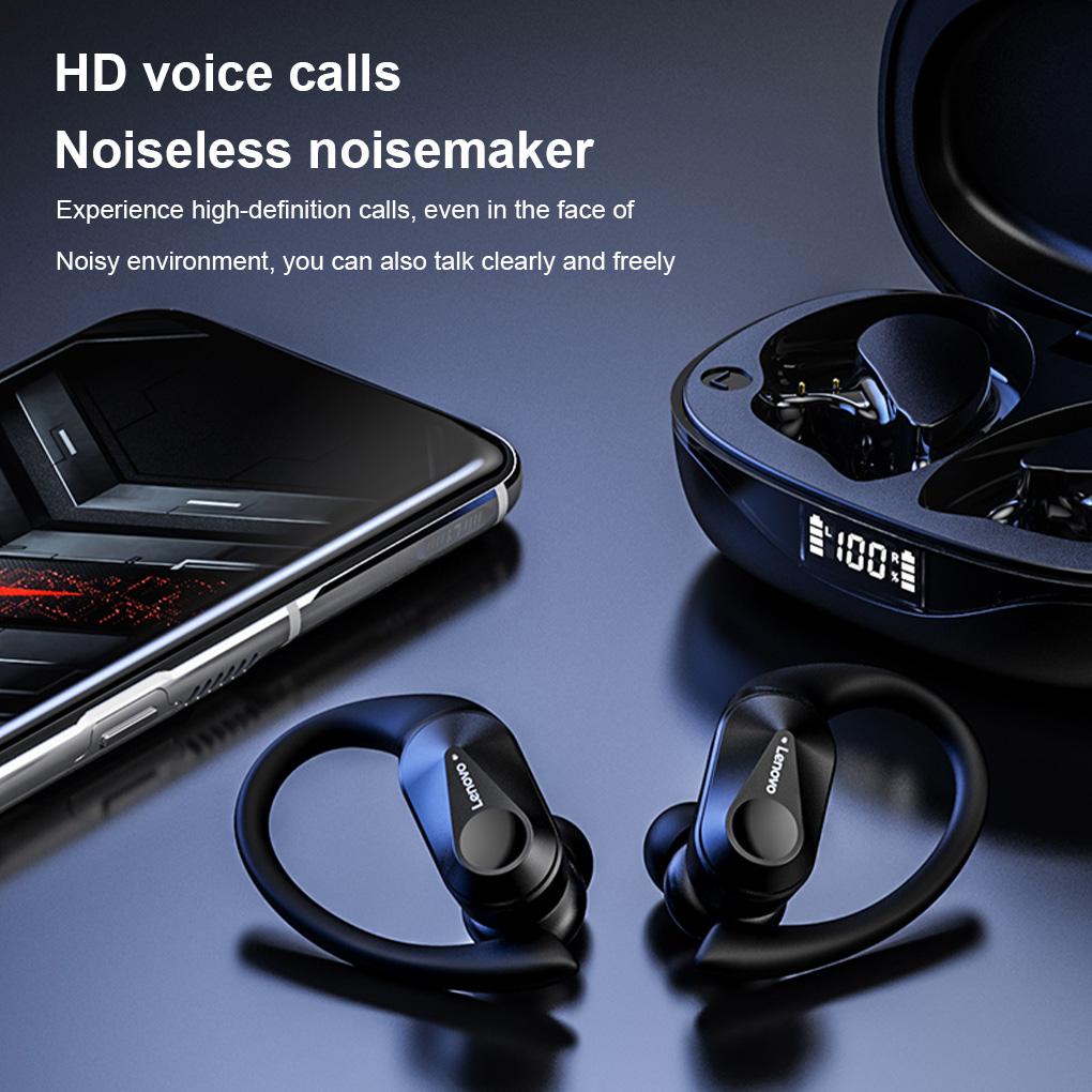Tai Nghe Bluetooth Chống Ồn Kèm Hộp Sạc Tiện Dụng Cho Lenovo TWS