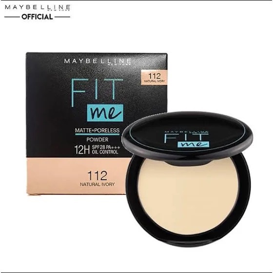 PHẤN NỀN KIỀM DẦU CHỐNG NẮNG 12H MAYBELLINE FIT ME MATTE+PORELESS POWDER SPF28 PA+++