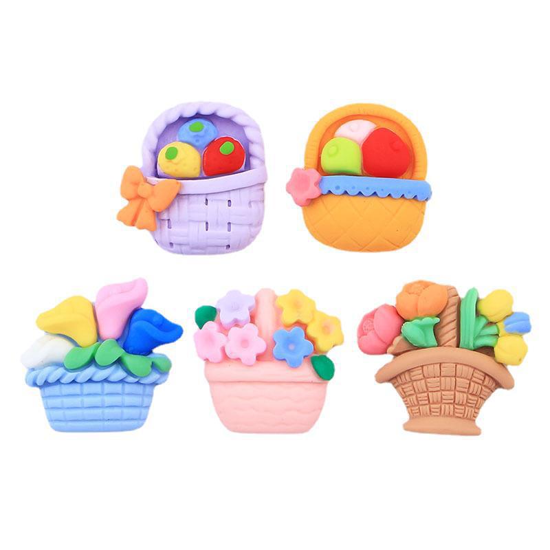 Set 10 Kẹp Tóc Nhựa Hình Hoa Tulip Dễ Thương Cho Bé
