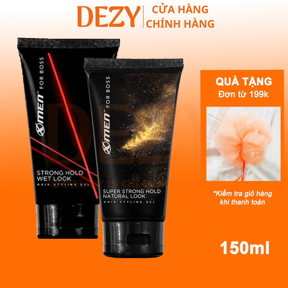 Sáp Vuốt Tóc Nam Dạng Gel Xmen For Boss Strong Hold 150ml Hair Styling Gel Từ X-Men - Sang Trọng Tinh Tế Đăng Cấp Dezy