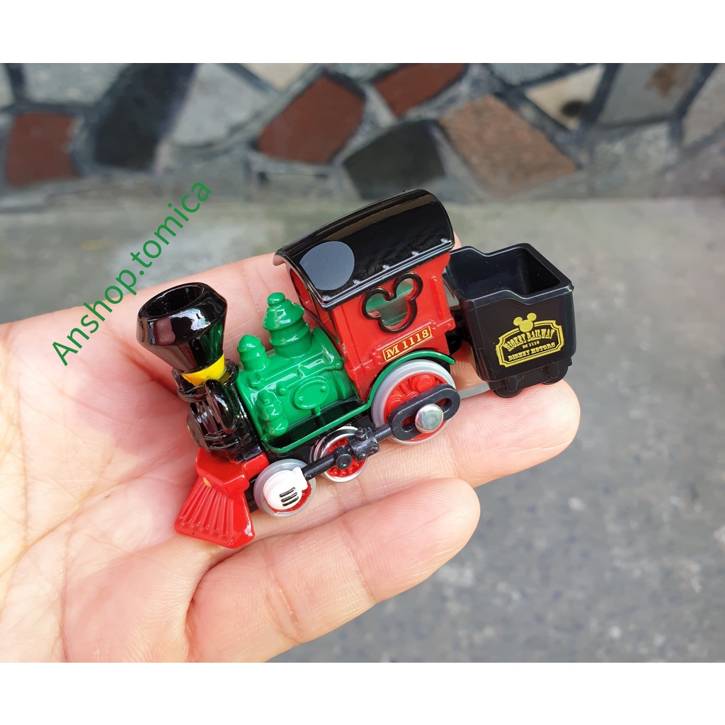 Xe mô hình tĩnh tomica Nhật Bản - tàu hoạt hình chuột Mickey