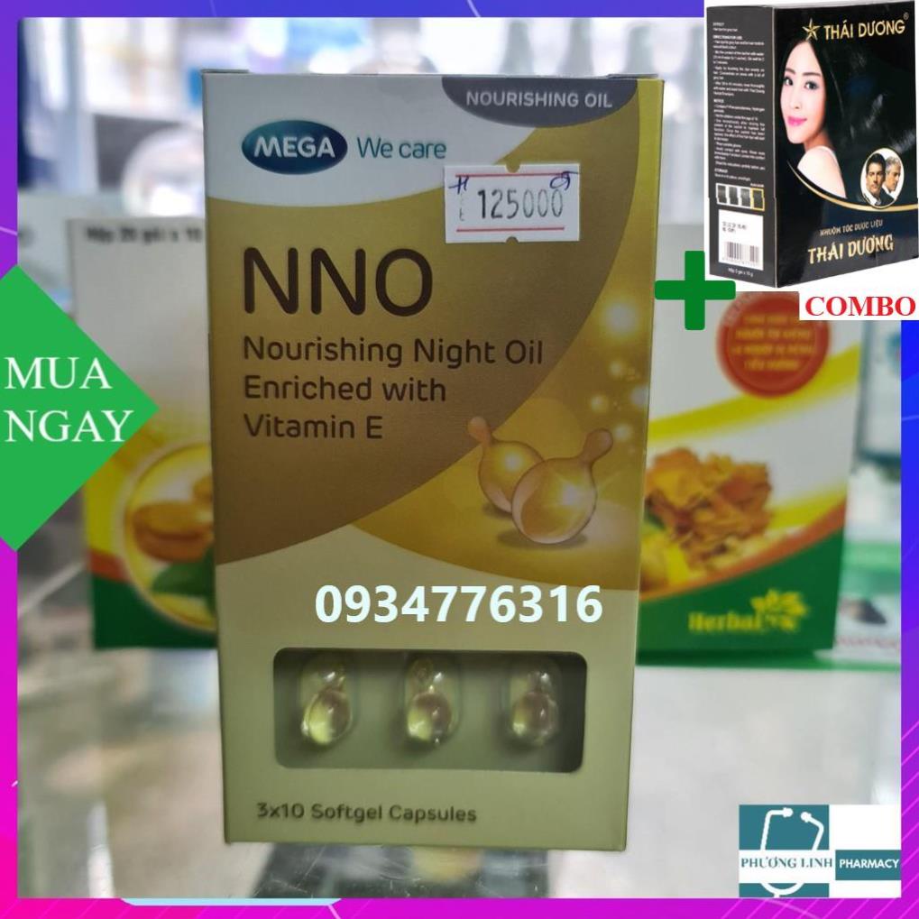 Combo Gội Là Đen Thái Dương+ VIÊN BÔI DA NNO BỔ SUNG VITAMIN E dưỡng ẩm,chống lão hóa da