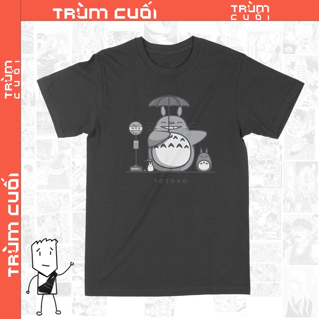 Áo thun Totoro - Ghibli Trùm cuối Cine, Cotton 100% 2 màu nam nữ 0107