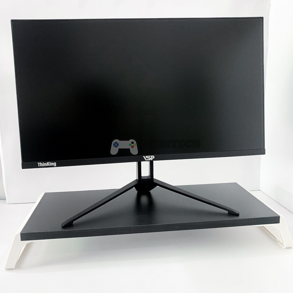 Kệ Nâng Màn Hình Màu Trắng Đen Sang Trọng,Hiện Đại Dùng để nâng màn hình máy tính Đa chức năng: Để nhiều màn hình máy tí